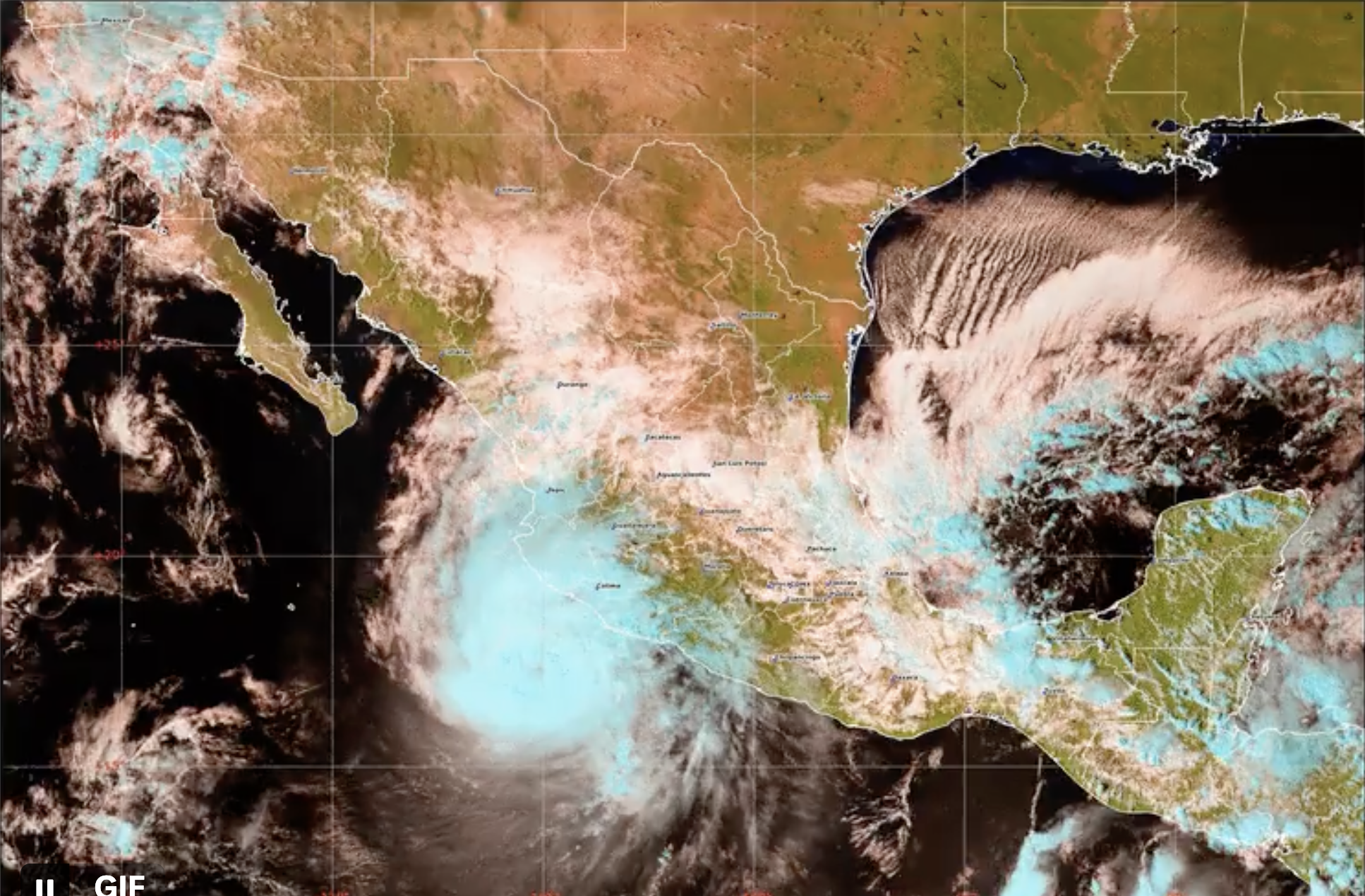 Alerta por Huracán Trudy categoría 2 en el océano Pacífico y frente frío número 2 en el golfo de México: habrá lluvias en Colima, Michoacán, Jalisco, Nayarit, Guerrero, Chiapas, Tabasco, Oaxaca y Veracruz
